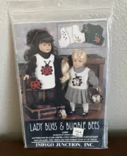 Indygo Junction Lady Bugs & Bumble Bees 17-19" Doll Clothes Pattern NOS Uncut