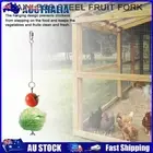 AU Chicken Veggies Skewer Fruit Holder Chicken Cabbage Feeder for Hens Large Bir