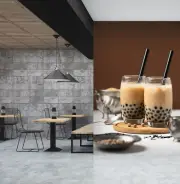 3D Pearl Tea G144 Bubble Tea Milk Tea Shop Wallpaper Wall Murals Self-adhesive