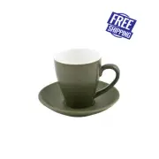 36x Coffee Cup & Saucer Sage Green 200mL Bevande Cono Tea Hot Chocolate Cups