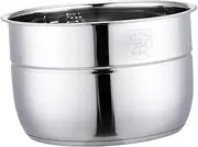 Qianly Electric Cooker Inner Cooking Pot Cooking Appliance Parts 10/12 Litres Food Grade Inner Pot Replacement for Home Use Kitchen, 10L
