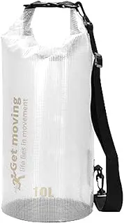 [wokdsbl] 10L Dry Bag Waterproof Bag, PVC Waterproof Bag with Adjustable Strap, Lightweight and Practical for Valuables, Rolltop Backpack Waterproof for Bathing, Beach, Kayak