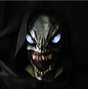 Monster Eyes Light Up Mask Halloween Scary Led Mask, Latex Creepiest Full...