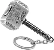 [365Home] Metal Hammer Keychain Hammer Key Ring, Cool Gifts for Men, Husband, Boyfriend