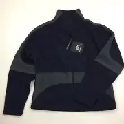 NWT STORMTECH Men's sz Medium Dark Blue Gray Long Sleeve Fleece Full Zip Jacket