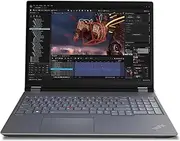 Lenovo ThinkPad P16 Gen 2 Laptop with Intel Core i7-14700HX Processor, 16" WUXGA Anti-Glare 400nits Non-Touch Display, NVIDIA RTX 1000 Graphics, 32GB DDR5 Memory, 1TB SSD, FP Reader, and Win 11 Pro