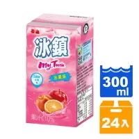 在飛比找樂天市場購物網優惠-泰山冰鎮水果茶300ml(24入)/箱【康鄰超市】