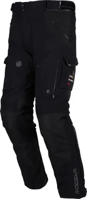 Modeka Panamericana II, textile pants waterproof , color: Black , size: M