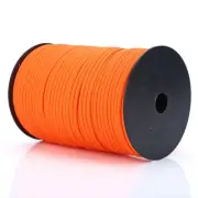 (Orange)550 Reflective Paracord Parachute Cord Lanyard 9 Strand Core 100m DS