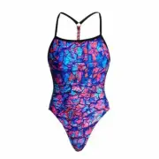 Twisted Ladies Swimwear, Rusted - Funkita swimming Racer training beachwear s...