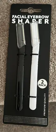 2 Pack UBL Facial Eyebrow Shaper Shaping Tool Smooth Skin Premium Quality
