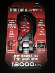 12,000 Pounds Winch Hook High Strength Alloy Steel Badland Apex-- Why Warn?