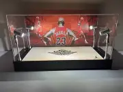 Michael Jordan Premium PSA BGS 2 Card display case with LED lights - Bulls