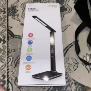 Sheffield Home T Bar Led Adjustable Lighting Wireless Charger Task Lamp NEW