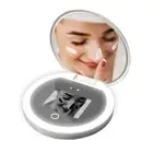 Mirror with LED UV Sunscreen Test Camera Makeup Sunscreen Detection Makeup Remov