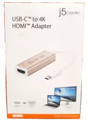 j5create JCA153 USB™ Type-C to 4K HDMI™ Adapter NEW FREE/FAST SHIP