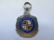 THORNTON HEATH & DISTRICT FOOTBALL LEAGUE 3rd DIV 1920 - 21 ST SIL ENAMEL MEDAL