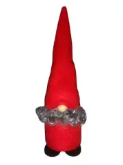 LARSSONS TRA Sweden 10" Wooden Christmas RED SANTA Gnome TOMTE Figure Doll New
