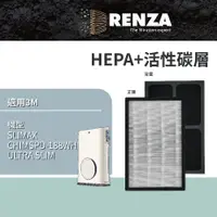 在飛比找PChome24h購物優惠-RENZA濾網適用 3M 淨呼吸清淨機 slimax CHI