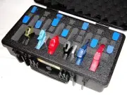 Armourcase 1510 case includes precut Quickdraw 6 pistol handgun foam no wheels