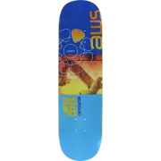 Alien Workshop 8.5" Rolling Shutter Sammy Montano Teal Stain Skateboard Deck