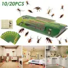 50X Cockroach Trap Bait Sticky Traps Glue Cockroaches Insect Bug Pest Control AT
