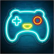 Hanging Art Neon Signs Gamer Neon Sign Dimmable Controller For Gamer Room Parties Decor USB Powered Light 22.86cmx30cm