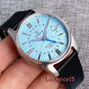 39mm Pilot Black/White/Blue Dial NH34A movement Watch For Men 200m Waterproof