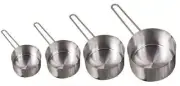 American Metalcraft MCW4 4-Pack Stainless Steel Measuring Cup Set with Wire L...