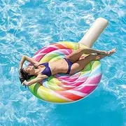 Swim Ring Airbeds Water Toys Environmentally Friendly PVC Inflatable Row Lollipop Floating Row Love Swimming Pool Float LWX