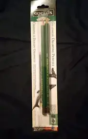 Kimberly Premium Graphite Drawing Pencils 2ct General's 525-HB-BP