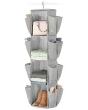 Whitmor Rotating 5-Shelf Hanging Closet Organizer with 30 Pockets