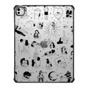 iPad Pro 13-inch (M4) iPad Impact Case Myself black on white