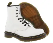 Dr Martens 1460 Original 8-Eye Womens Shoes Size 5, Color: White