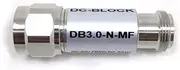 N Type DC Block, Stainless Steel RF Attenuator, N Male to N Female, Coaxial Blocker for Network Analyzers and Signal Simulators (6GHz)