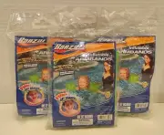 3 Arm Floaties Pool Floats Banzai Kids Green Inflatable Swimming w/Repair Patch