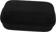 Hard Eva Carrying Case for Mini Printer Portable Electronics Storage Pouch with Mesh Pocket for USB Cable Black Oxford Bag for Work Travel and Events