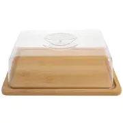 Cake Plate Stand Dome Rectangular Cover for Bakery Display Tray