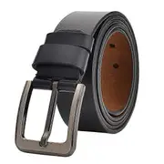 L.Riding Pulo Genuine Leather Belt Men 140 150 160 170cm Large Size Luxury Designer Belts Men Genuine Leather High Quality Waist Belt black 105cm