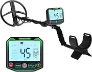 Metal Detector for Adults Professional Higher Accuracy and Sensitivi 10'' Coil Metals Gold Detector with Display 4 Modes with Headphone Shovel Backpack Detector only