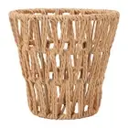 JY 3x Faux Rattan Lamp Shades Bohemian Style Paper E14 Bulb Clip On Dec
