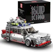 Mould King Ghostbusters ECTO-1 Model Car Building Kit, 27020 Ghost Car Building Blocks for Display and Collectible, Building Toy for Adults and Kids 8+, 603 PCS