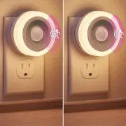 Motion Sensor Night Light, Night Lights Plug into Wall, Auto 2 Pack Warm White