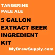 Tangerine Pale Ale Homebrew 5 Gallon Extract Beer Ingredient Kit -My Brew Supply
