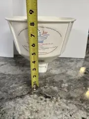 Canning Jar Funnel ALL JAR White Vintage Kitchen Tool HUGE 9” Diameter 8” Tall