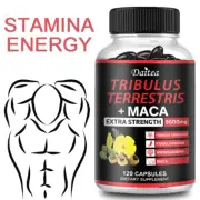 Tribulus Terrestris Capsules With Maca,Increases Energy,Performance & Stamina