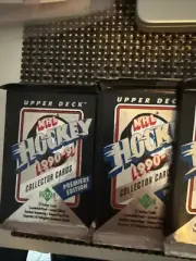 Loaded 1990-91 Upper Deck Hockey Cards High Series Unopened Pack 10 Lot