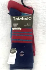 Timberland Women's Super Soft Cushioned Boot Socks Recycled 2-Pairs