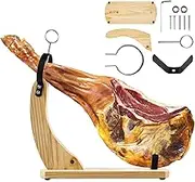 Ham Stand Ham Holder with Non-Slip Pads Professional Prosciutto Carving Stand for Carving Spanish Hams and Italian Prosciutto 38x17x43 cm