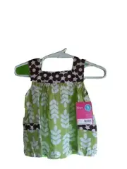 NWT Carter's Let's Play Baby Girls Top 6M 2 front pockets/back buttons pullover